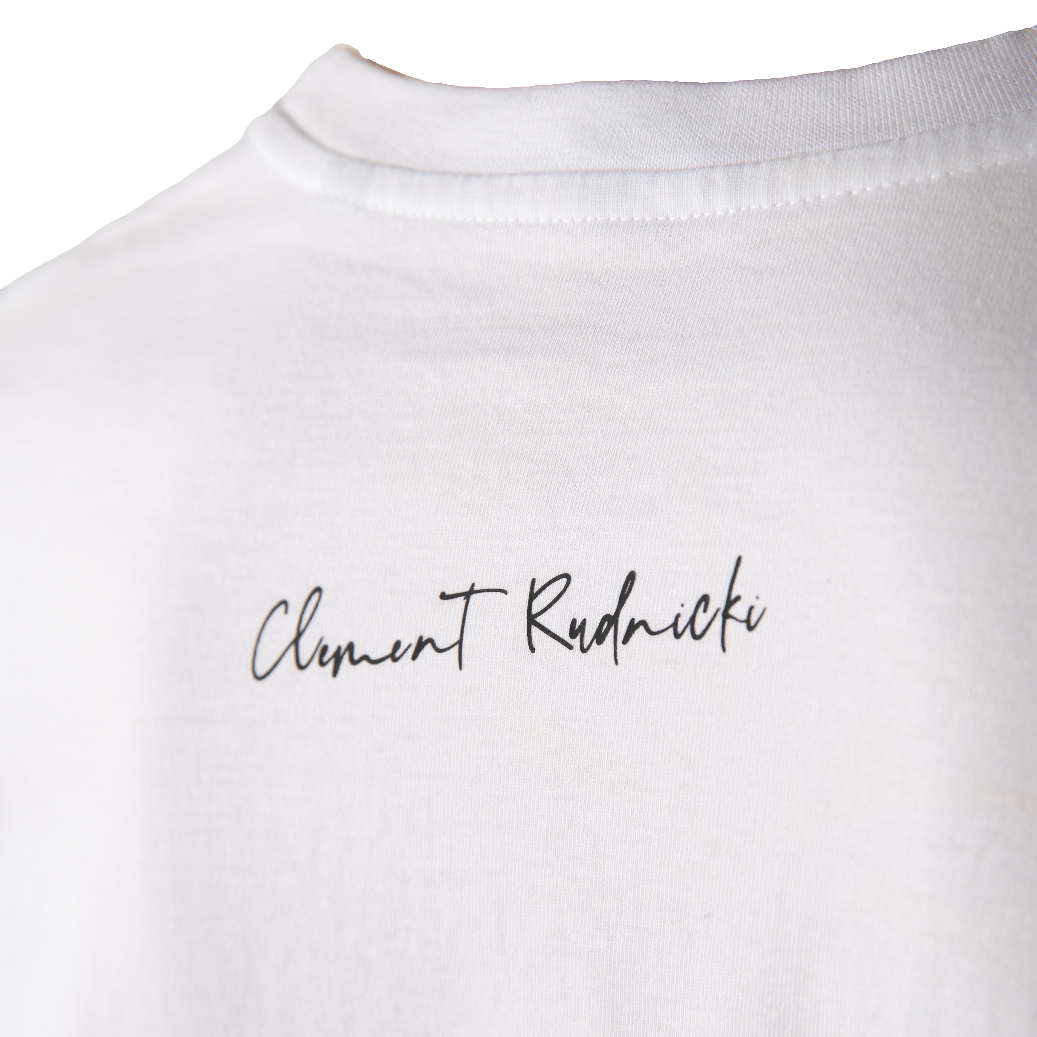 T-Shirt Blanc CR Signature de Clément Rudnicki