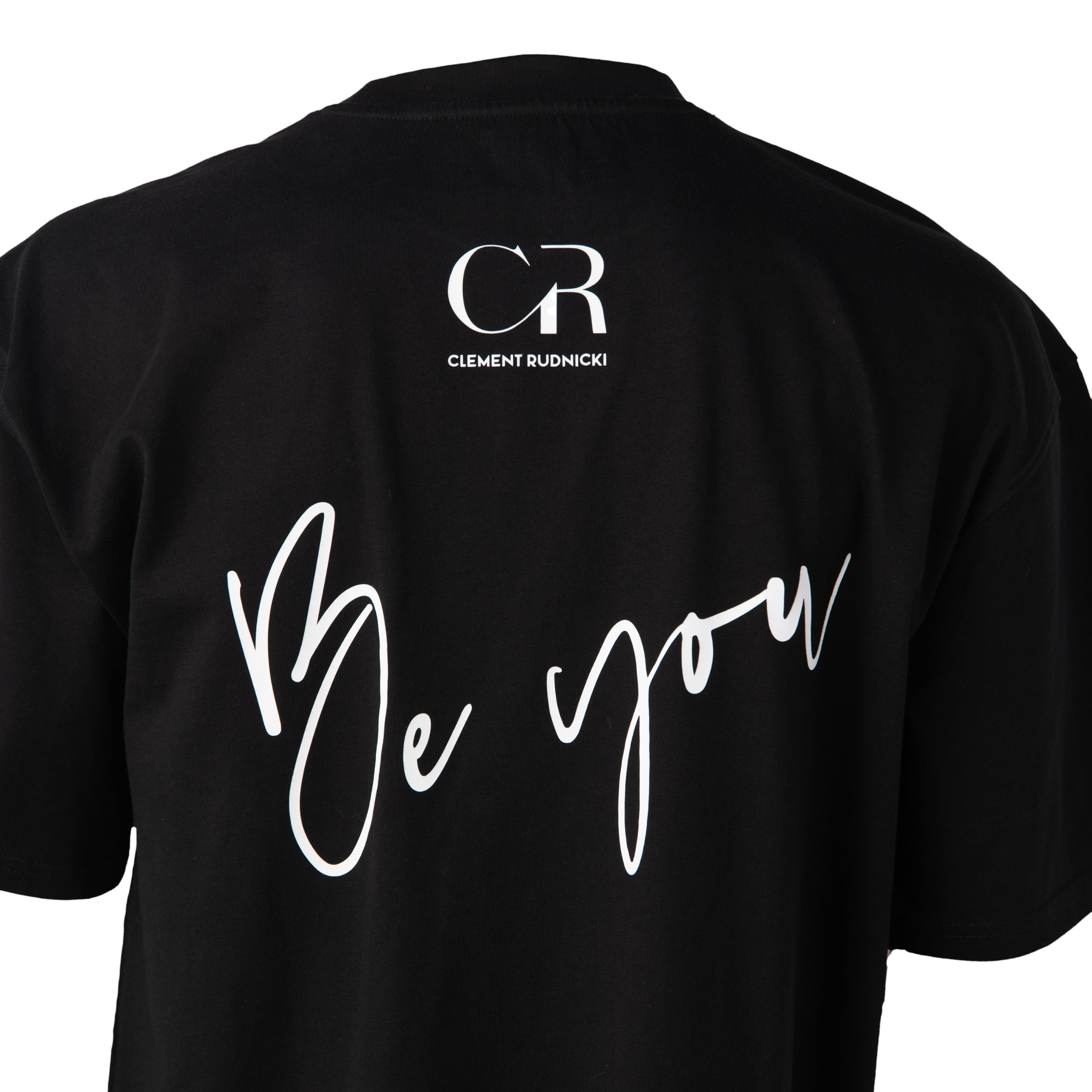 T-shirt Noir Signature 'Be You' de Clement Rudnicki