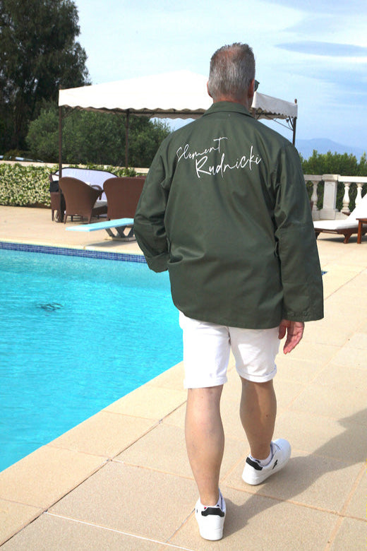 Veste vert olive Clément Rudnicki – Polyvalence et attitude