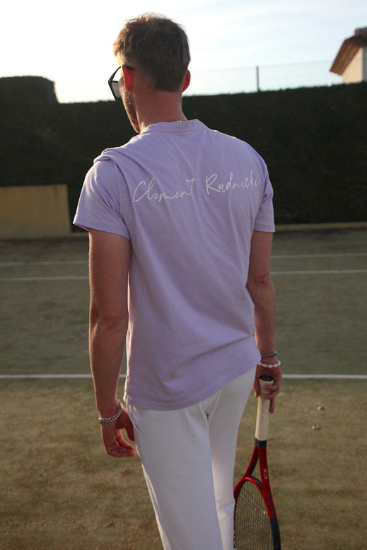 T-shirt rose clair Clément Rudnicki – Le pouvoir du subtil