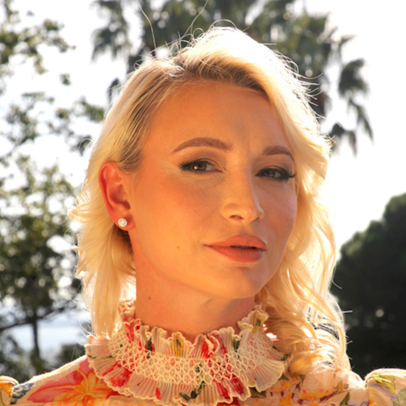 Silver Round Cut Rub Over Cz Studs