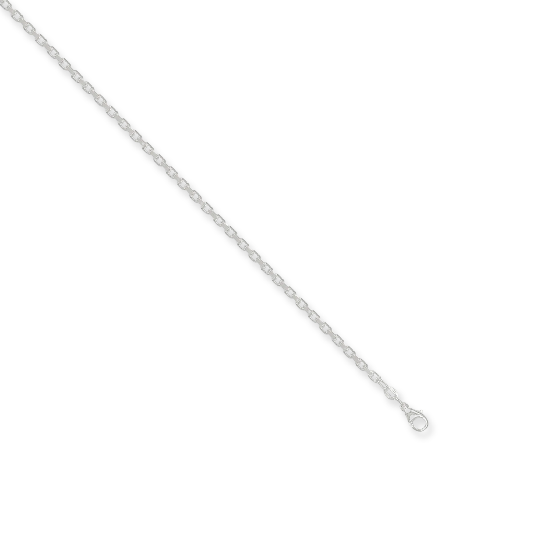 Silver 4.8mm Diamond Cut Belcher Chain