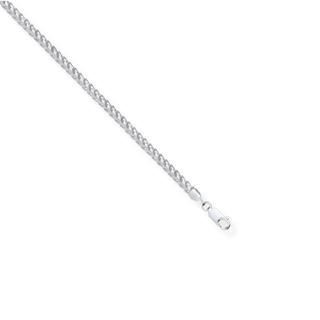 Silver 3.9mm Solid Franco Chain