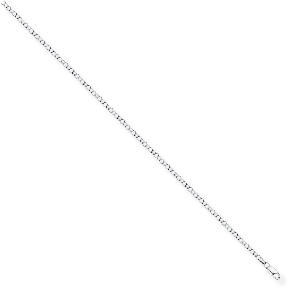 Silver 3mm Round Belcher Chain