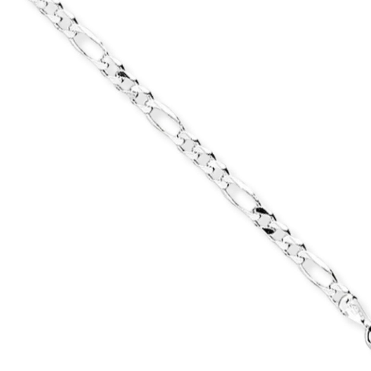 Silver 3mm Figaro Chain
