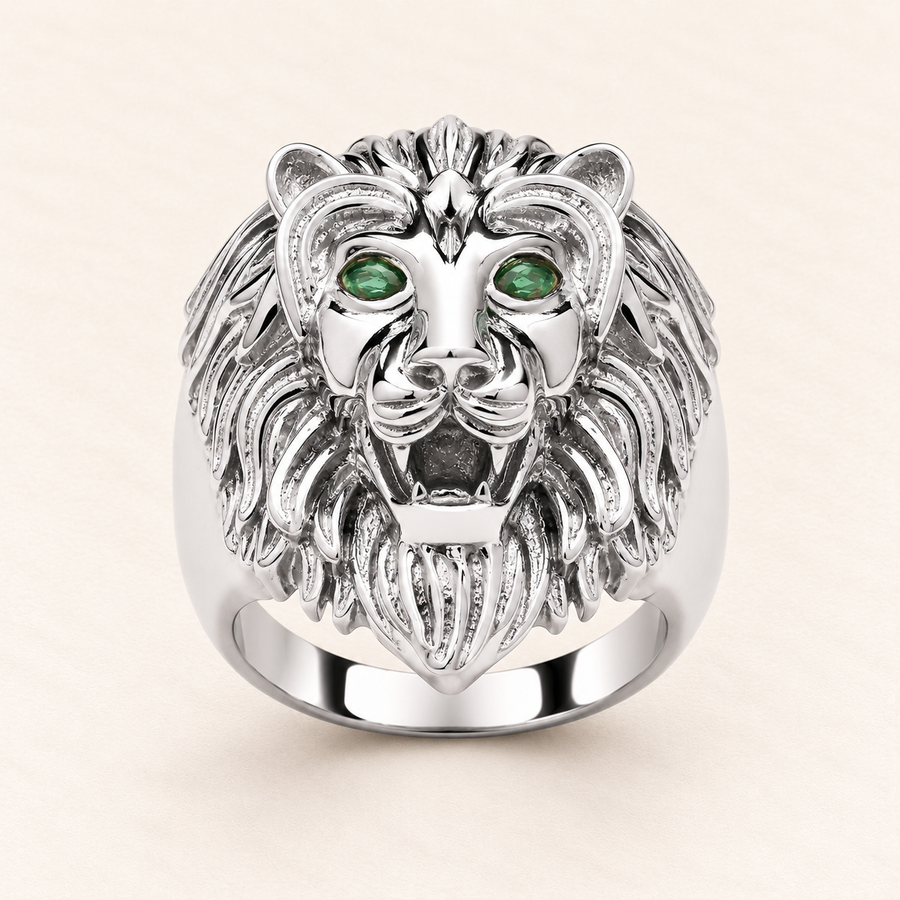 Bague Tête de Lion — argent