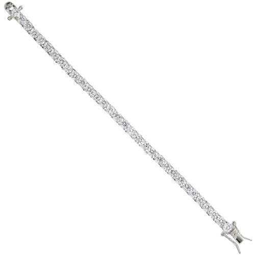 Baby Tennis Bracelet with fine sequins — 925 sterling silver