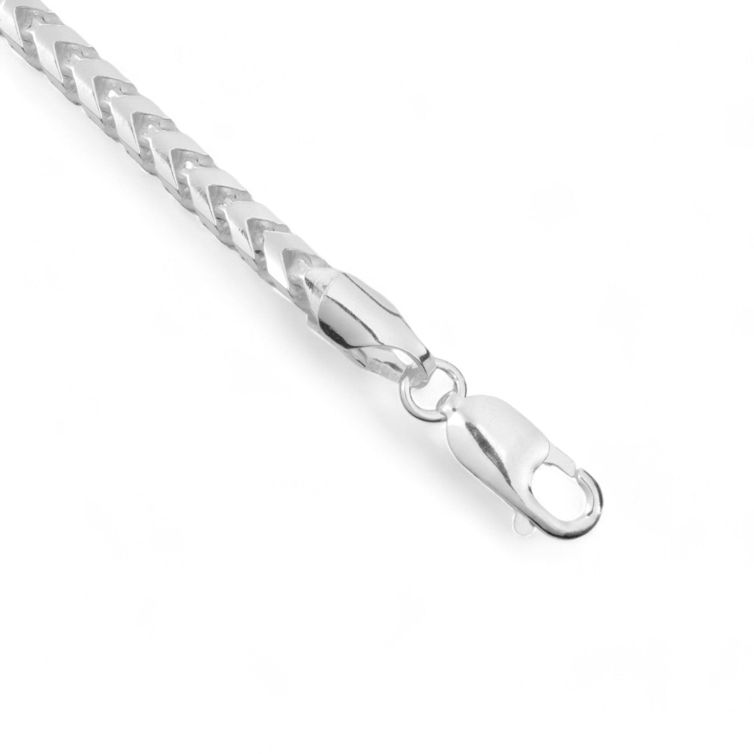 Silver Franco Solid Chain 28"