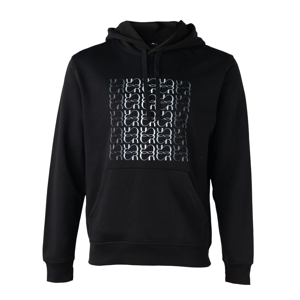Clement Rudnicki Black Monogram Fade Hoodie