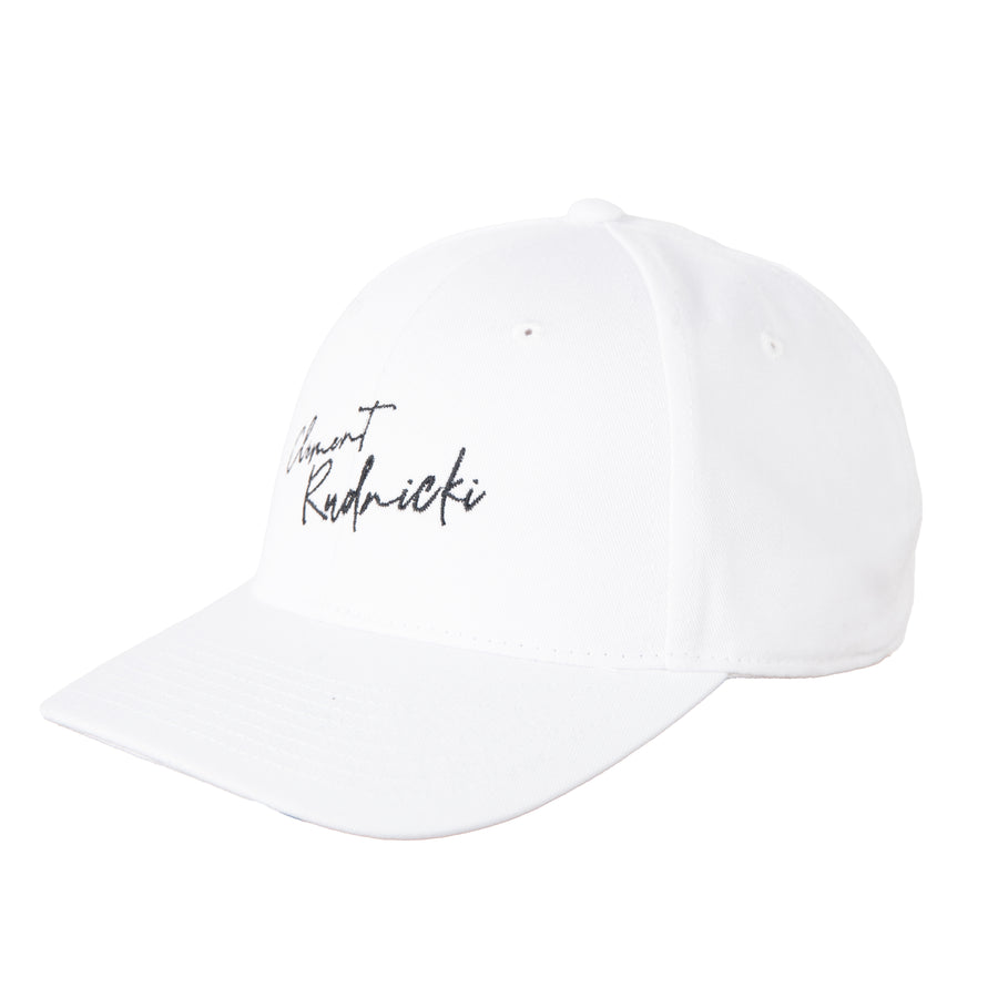 Casquette Blanche Signature Clement Rudnicki