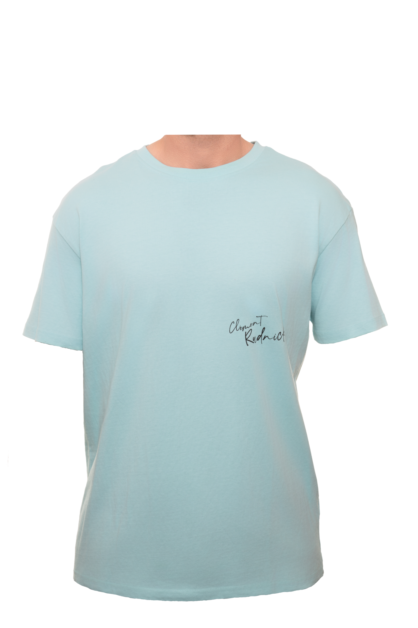 T-shirt blanc Clément Rudnicki – Équilibre entre calme et expression