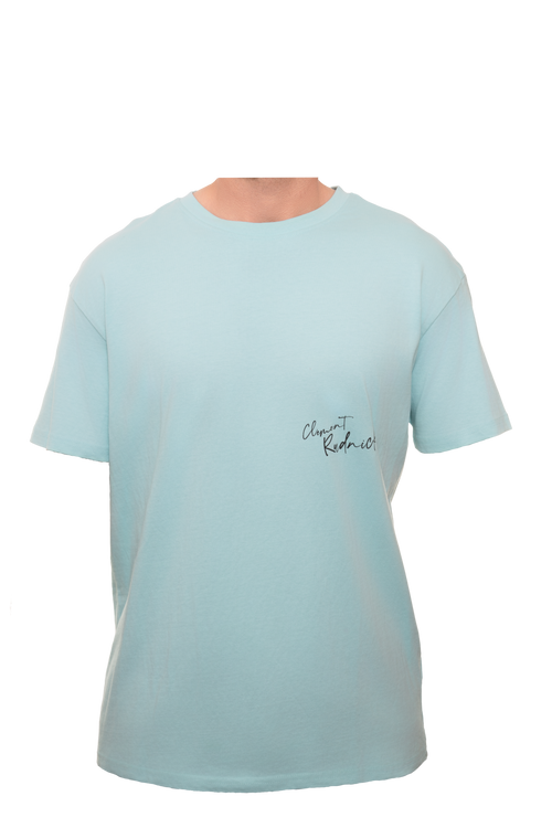 T-shirt blanc Clément Rudnicki – Équilibre entre calme et expression