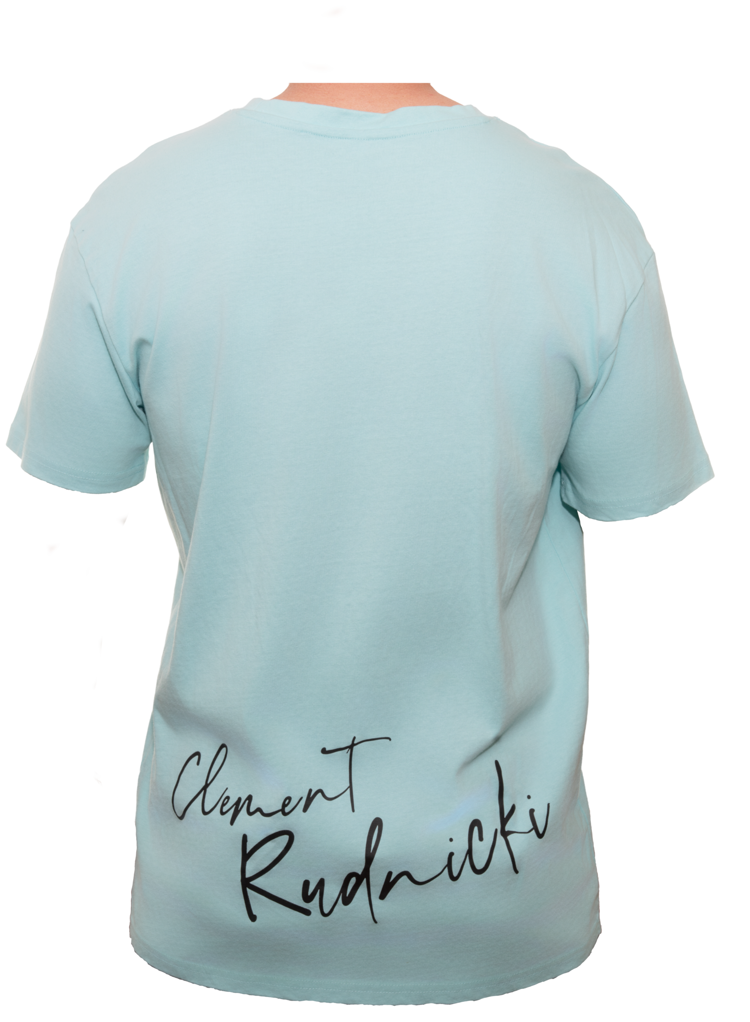 T-shirt blanc Clément Rudnicki – Équilibre entre calme et expression