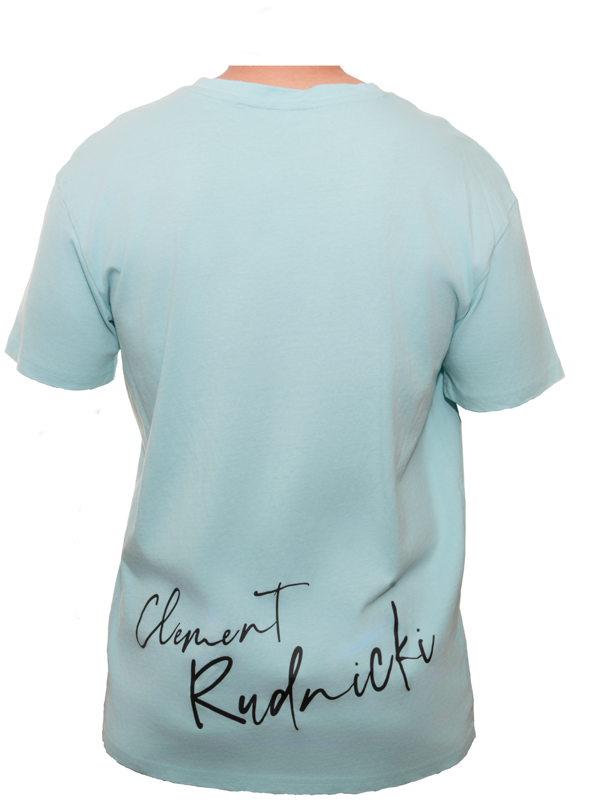 T-shirt blanc Clément Rudnicki – Équilibre entre calme et expression