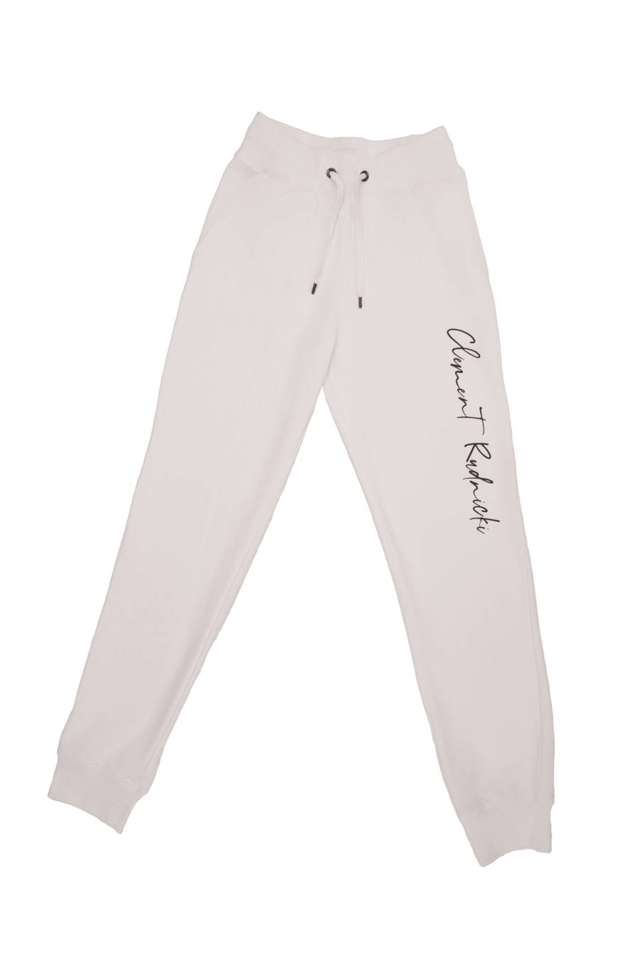 Clement Rudnicki White CR Signature Joggers