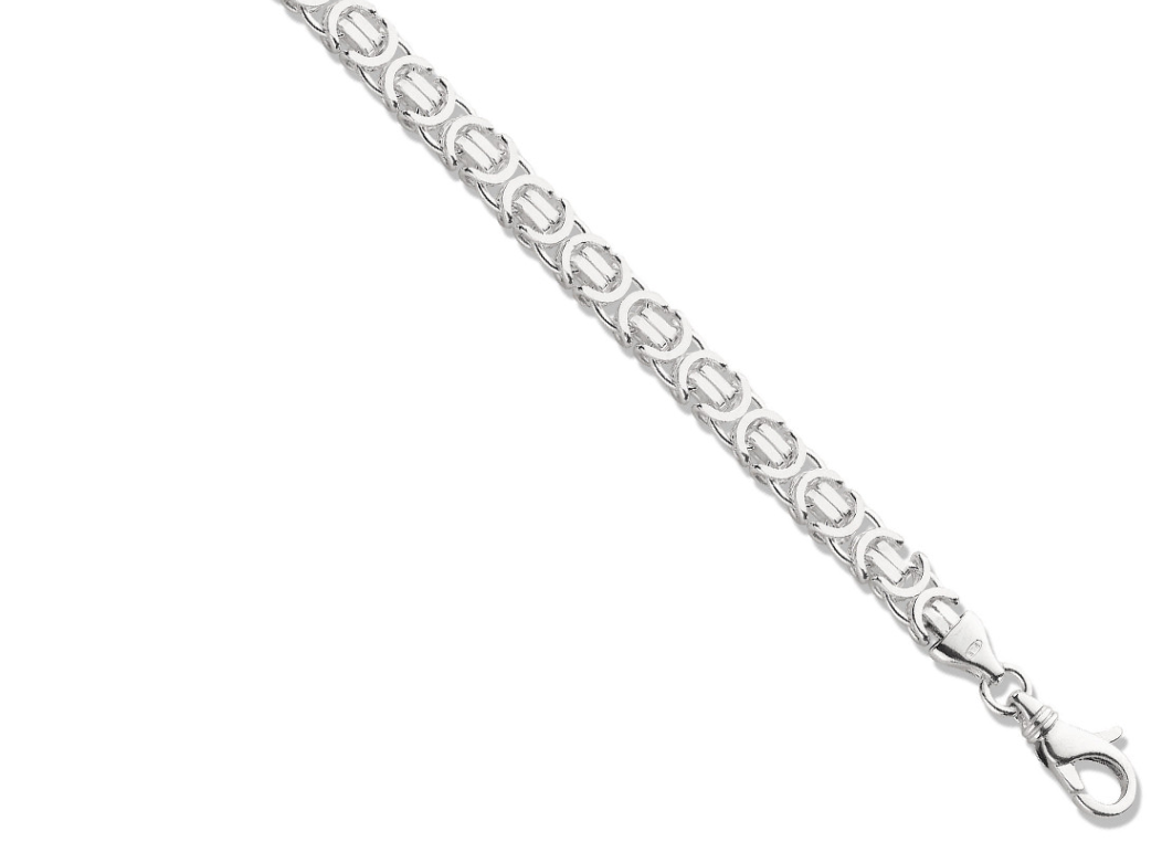 Silver Bazantyne Chain 24"