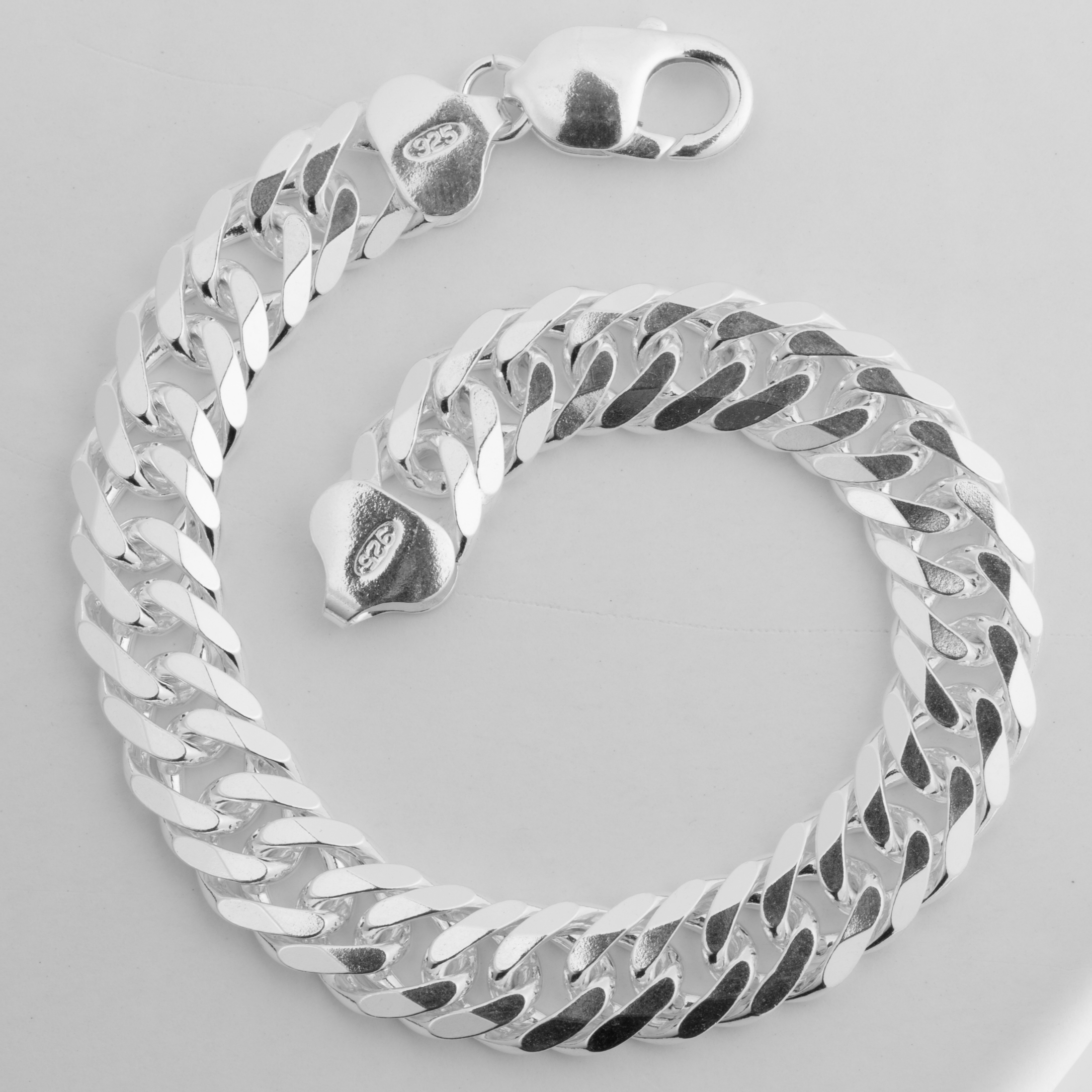 Silver 5.4mm Curb Bracelet