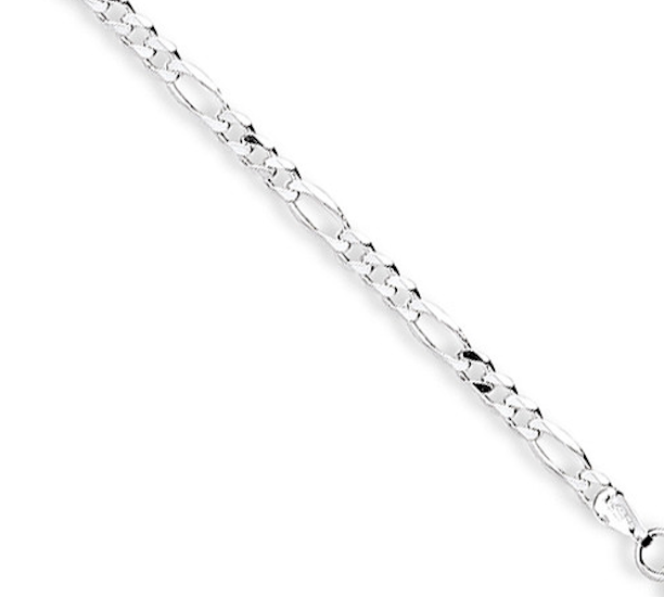 Silver Figaro 3mm Chain