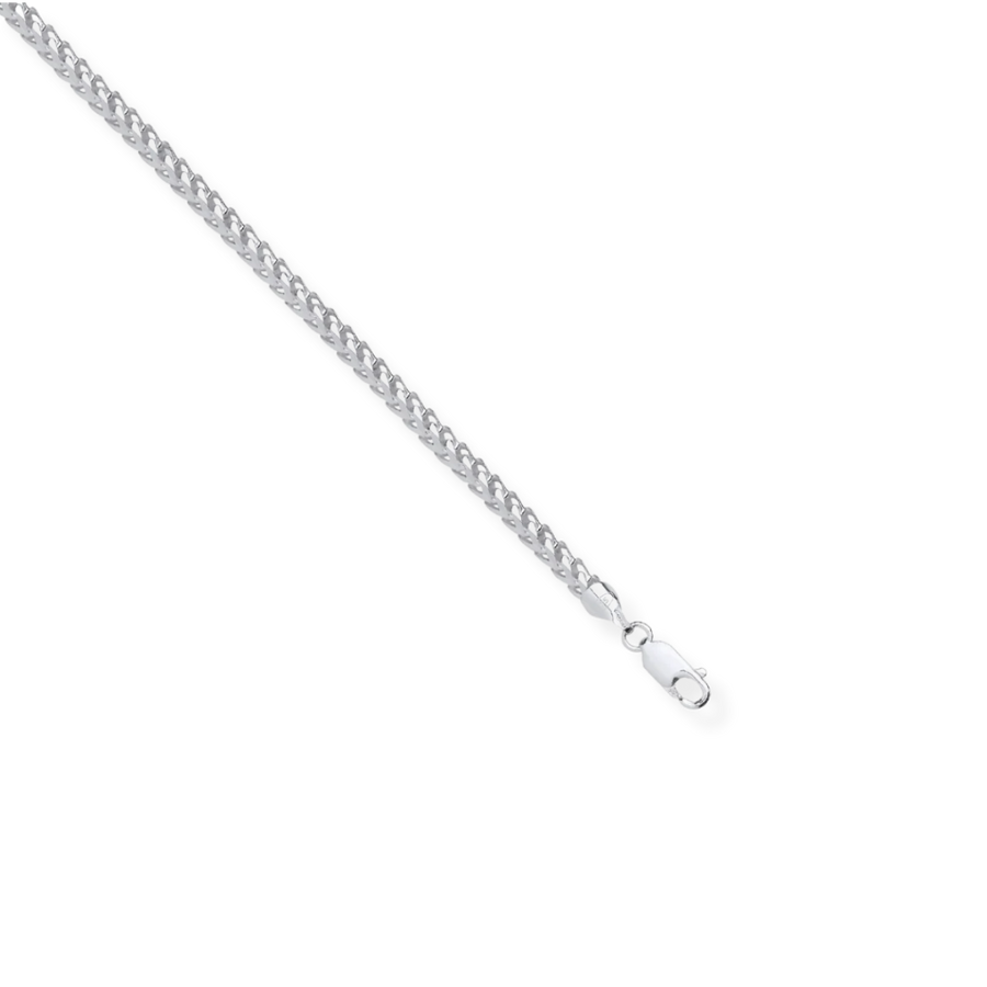 Silver 3.9mm Solid Franco Chain