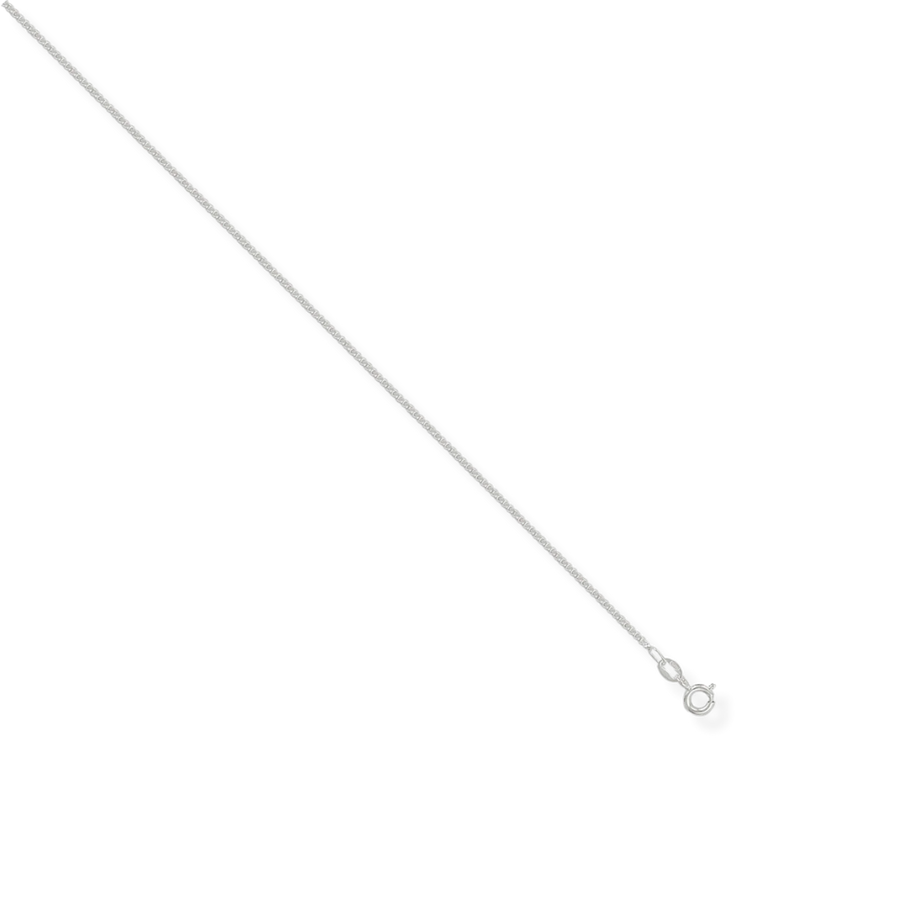 Silver 1.7mm Traditional Classic Curb Chain