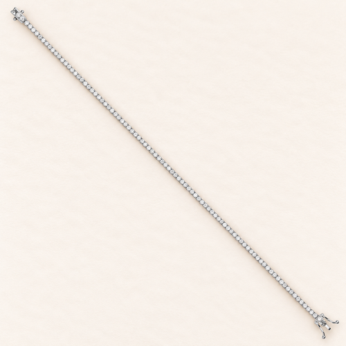 Bracelet Rivière — or blanc 18 carats et diamants 2,00 ct