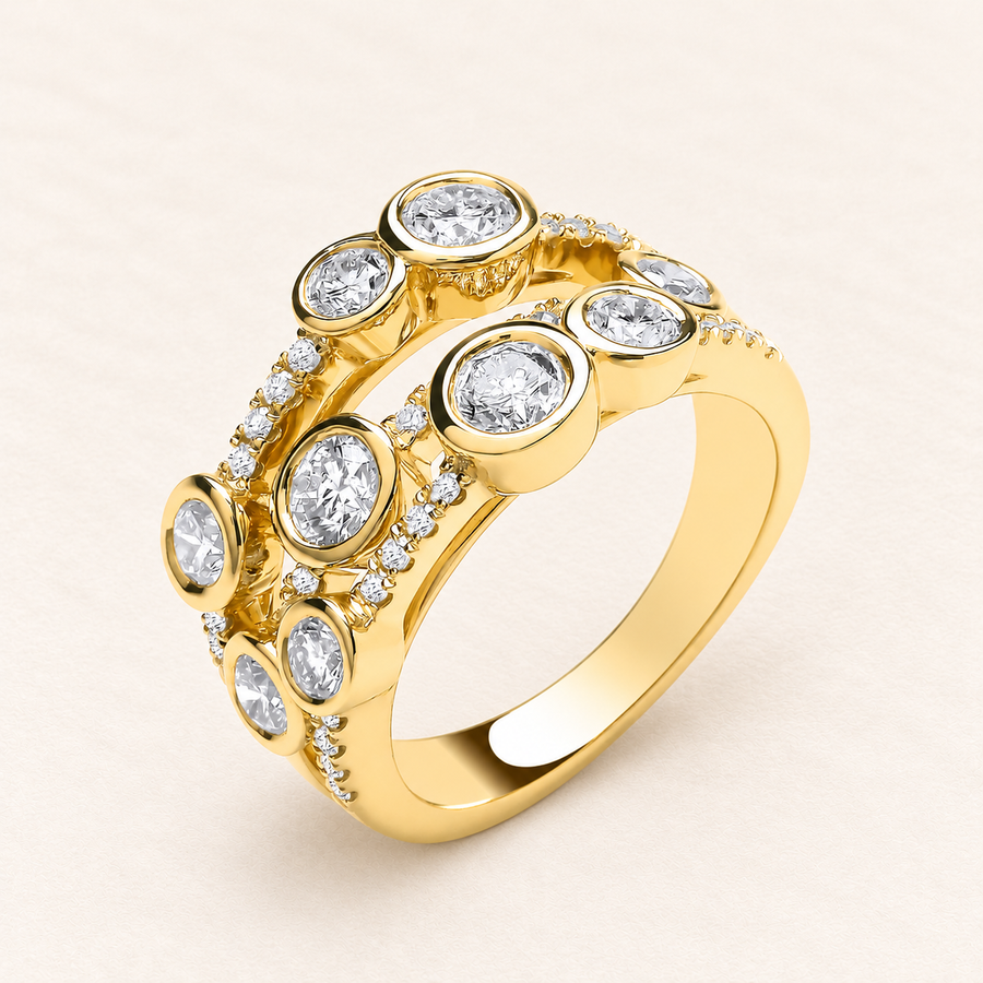 Constellation Ring — 18ct yellow gold and diamonds 1.70 ct