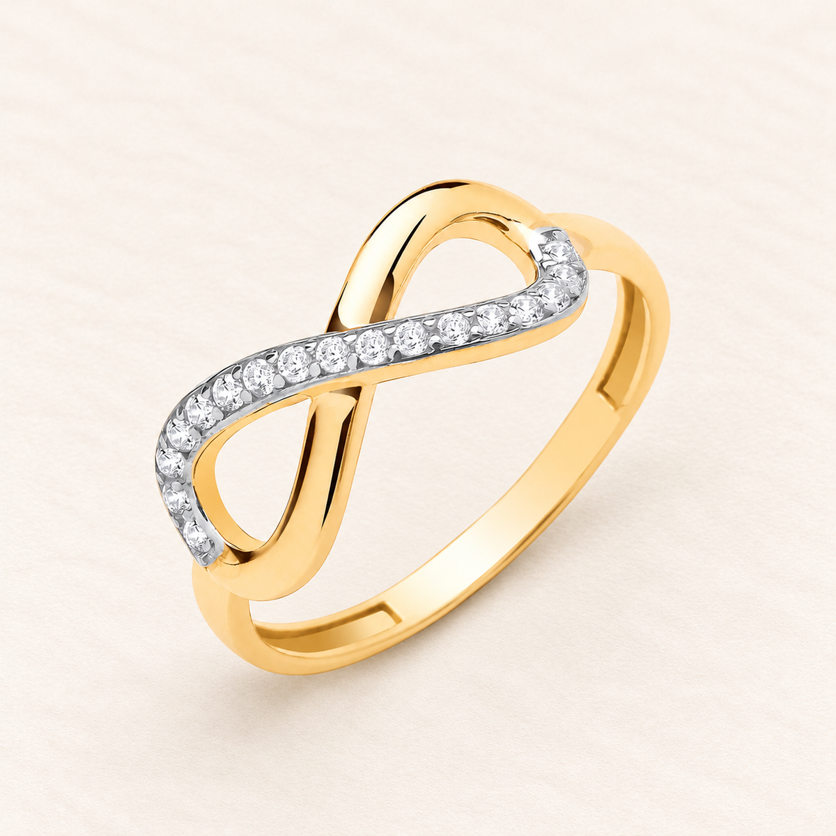 Bague Infini — or jaune 9 carats