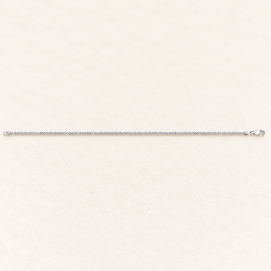 Helix Anklet — silver