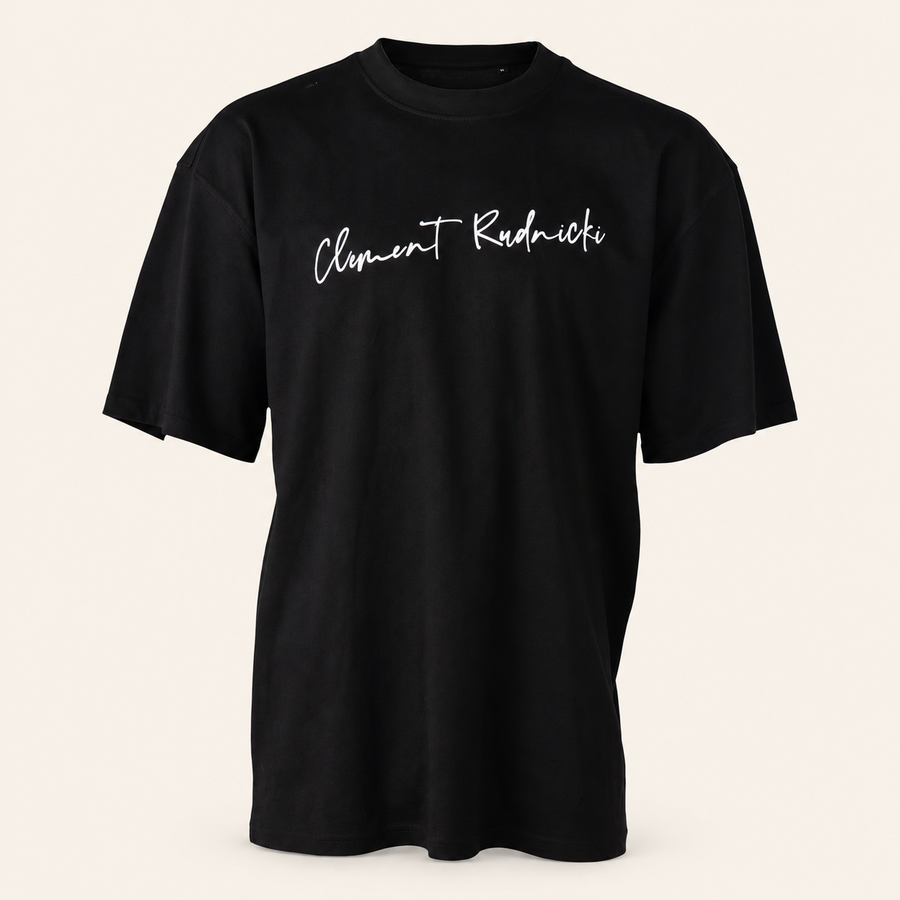 T-shirt Noir Signature 'Be You' de Clement Rudnicki