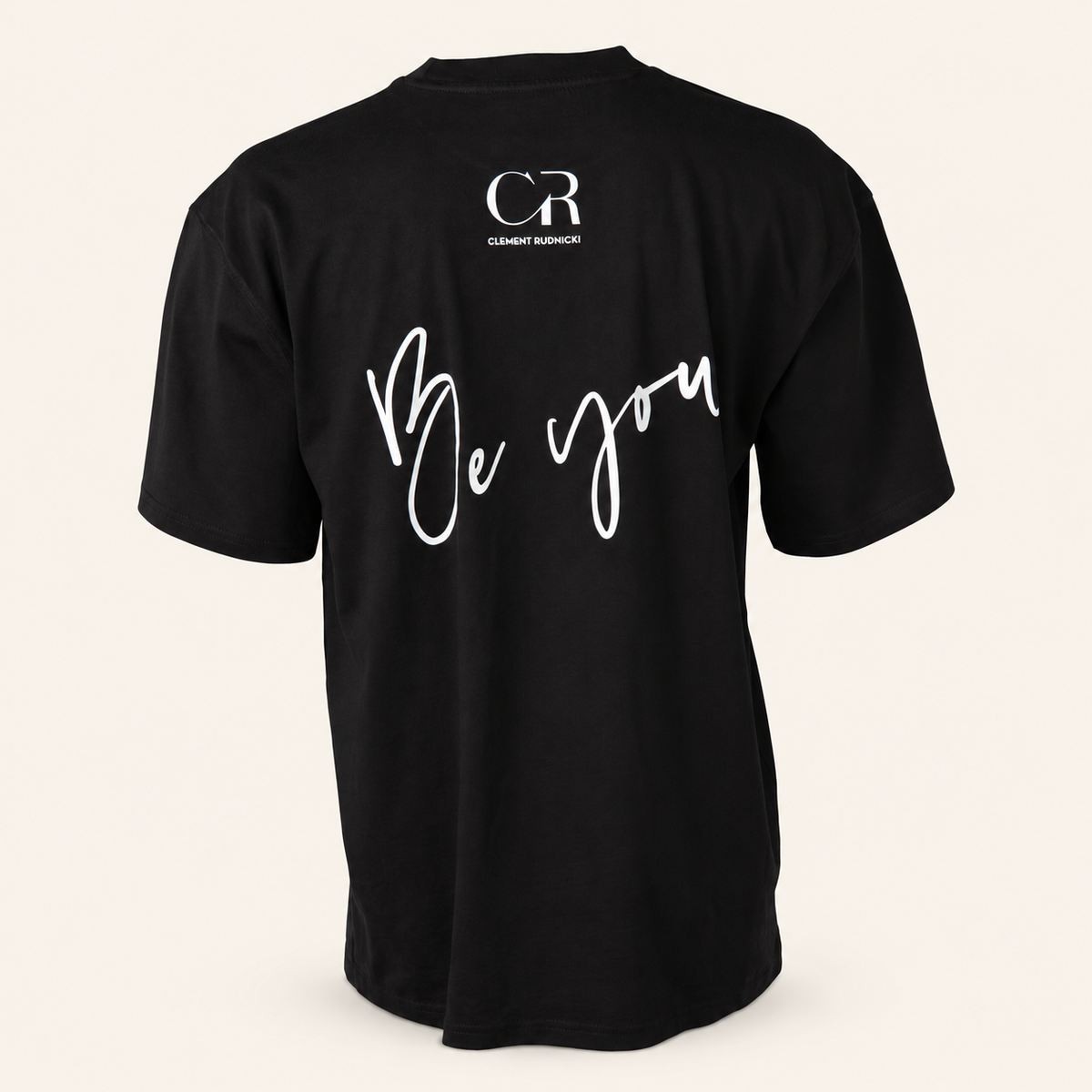 T-shirt Noir Signature 'Be You' de Clement Rudnicki