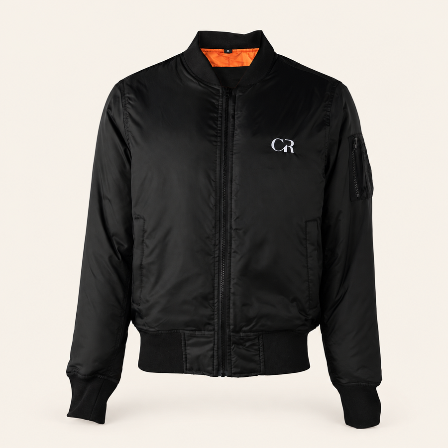 Blouson Aviateur Technique Noir Clement Rudnicki