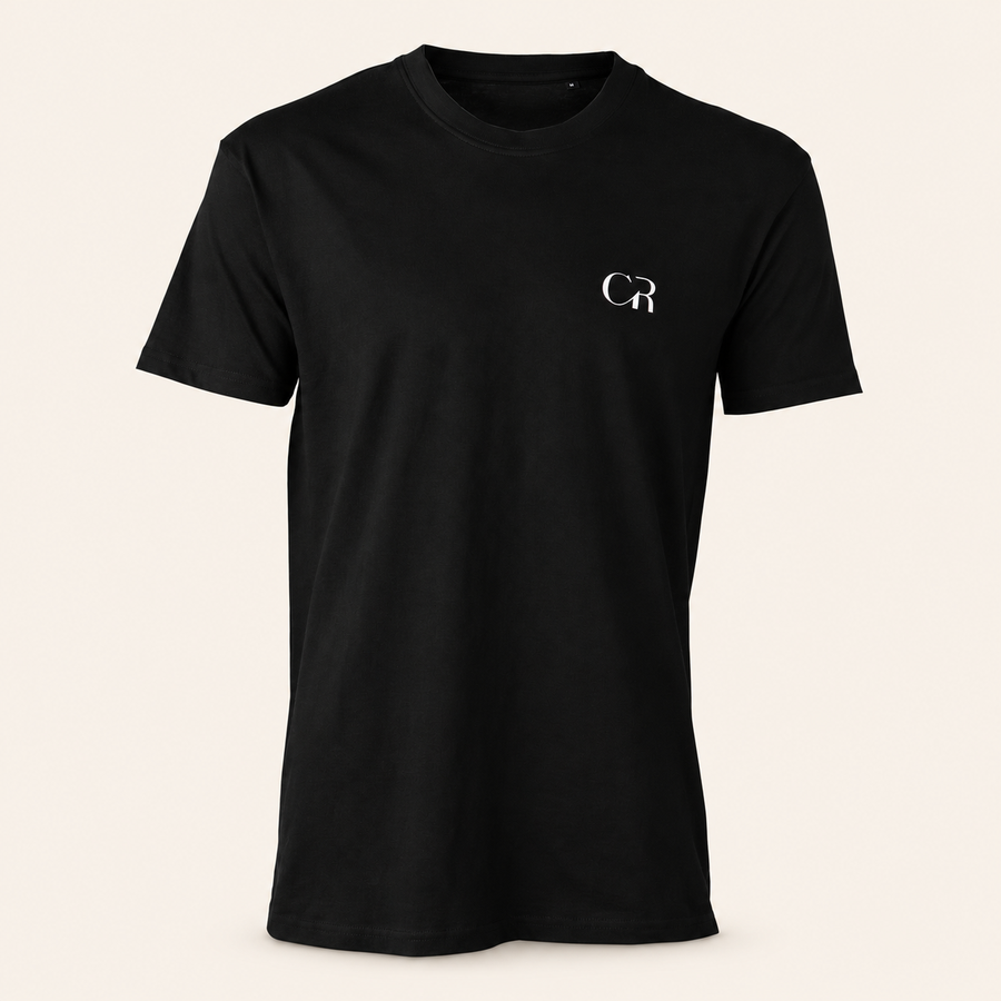T-Shirt Noir CR Signature de Clément Rudnicki