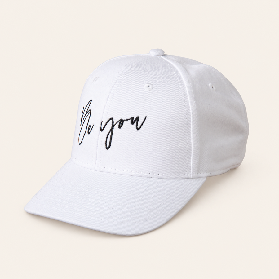Casquette Signature Blanche 'Be You' de Clement Rudnicki