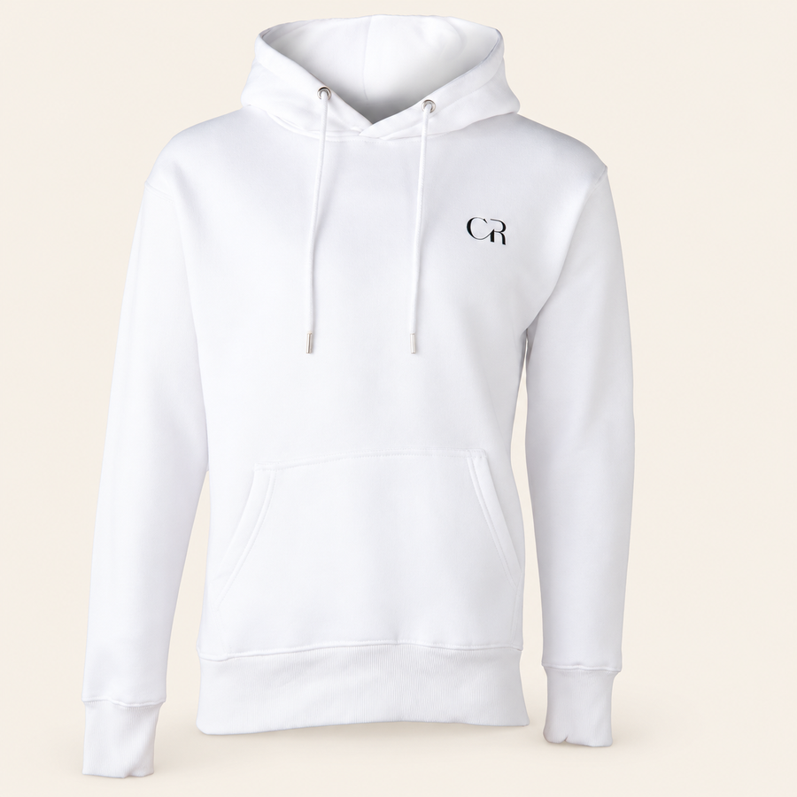 Sweat à Capuche Blanc Signature 'Be You' de Clement Rudnicki