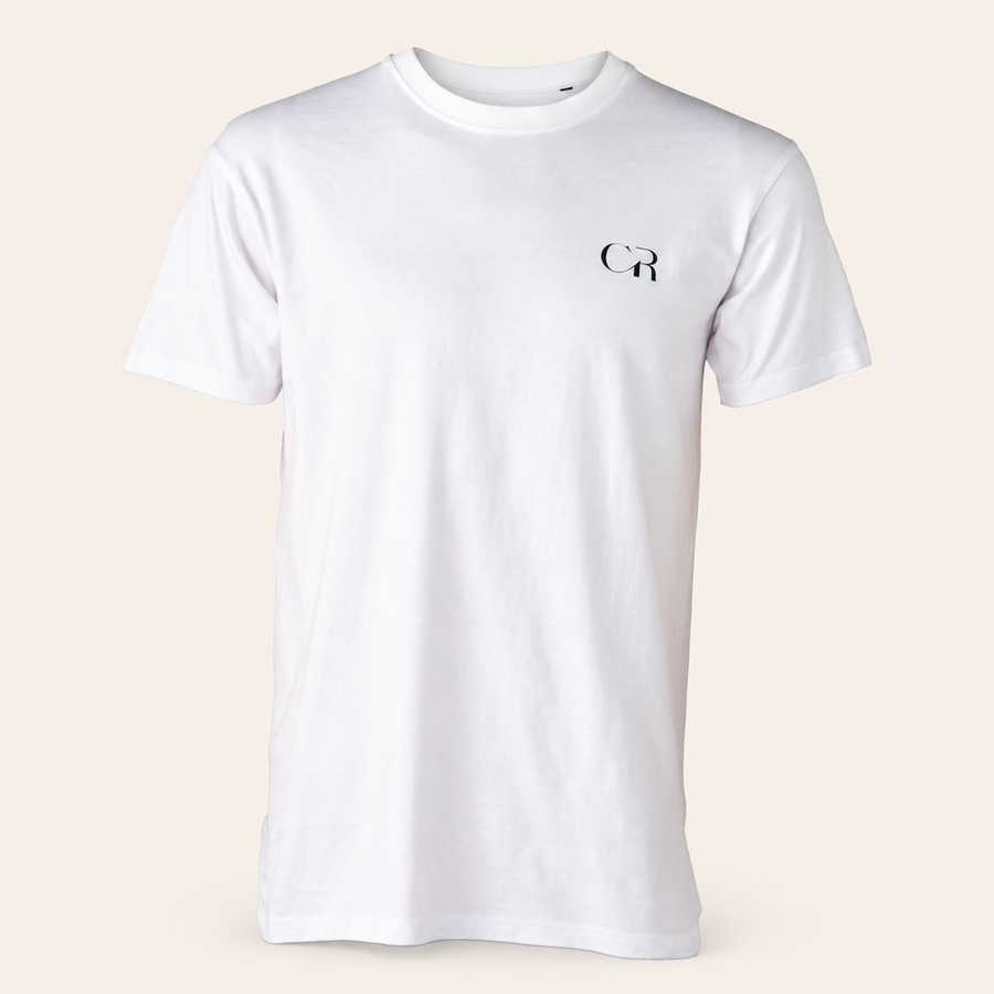 T-Shirt Blanc CR Signature de Clément Rudnicki