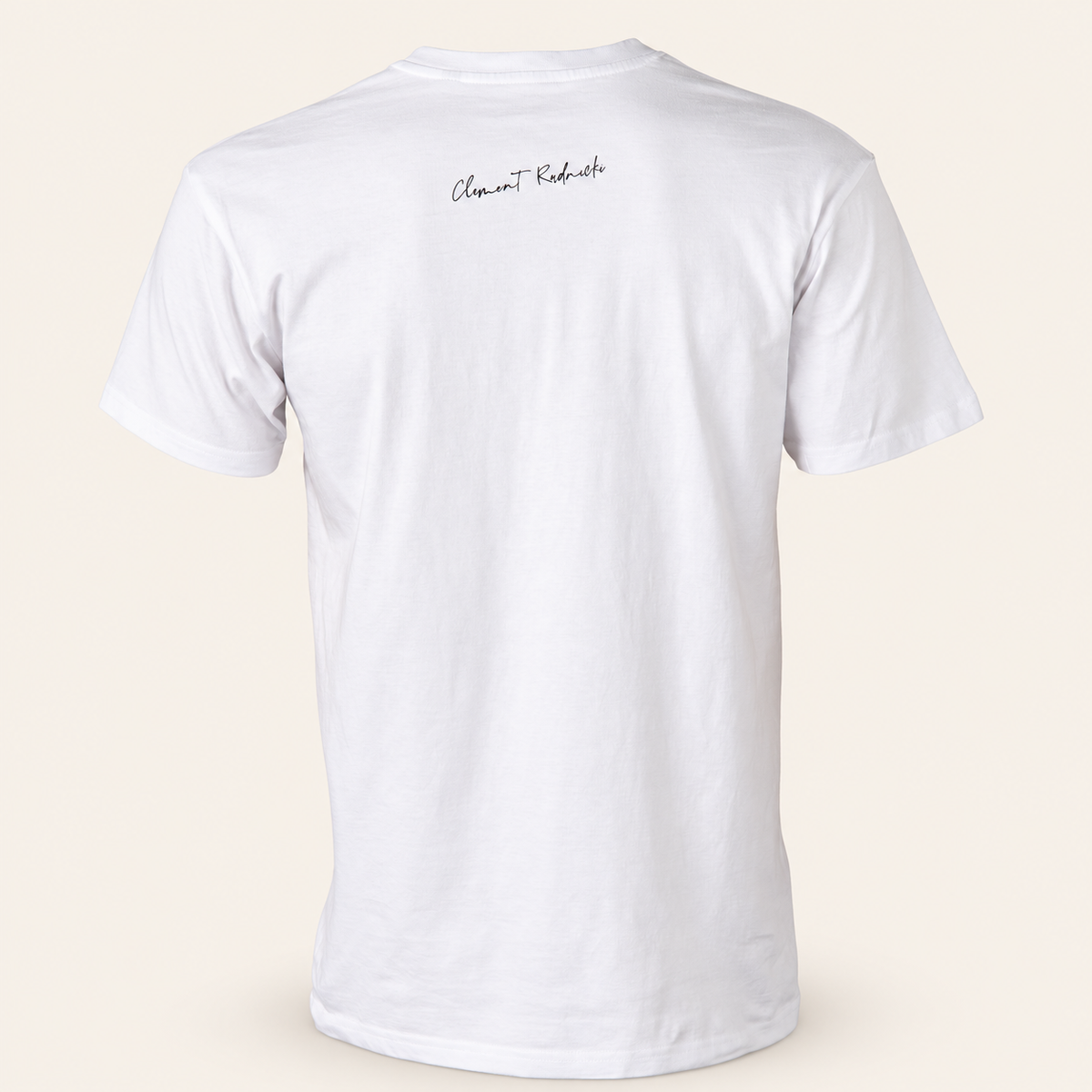 T-Shirt Blanc CR Signature de Clément Rudnicki