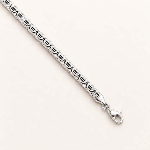 Silver 6mm Byzantine Chain