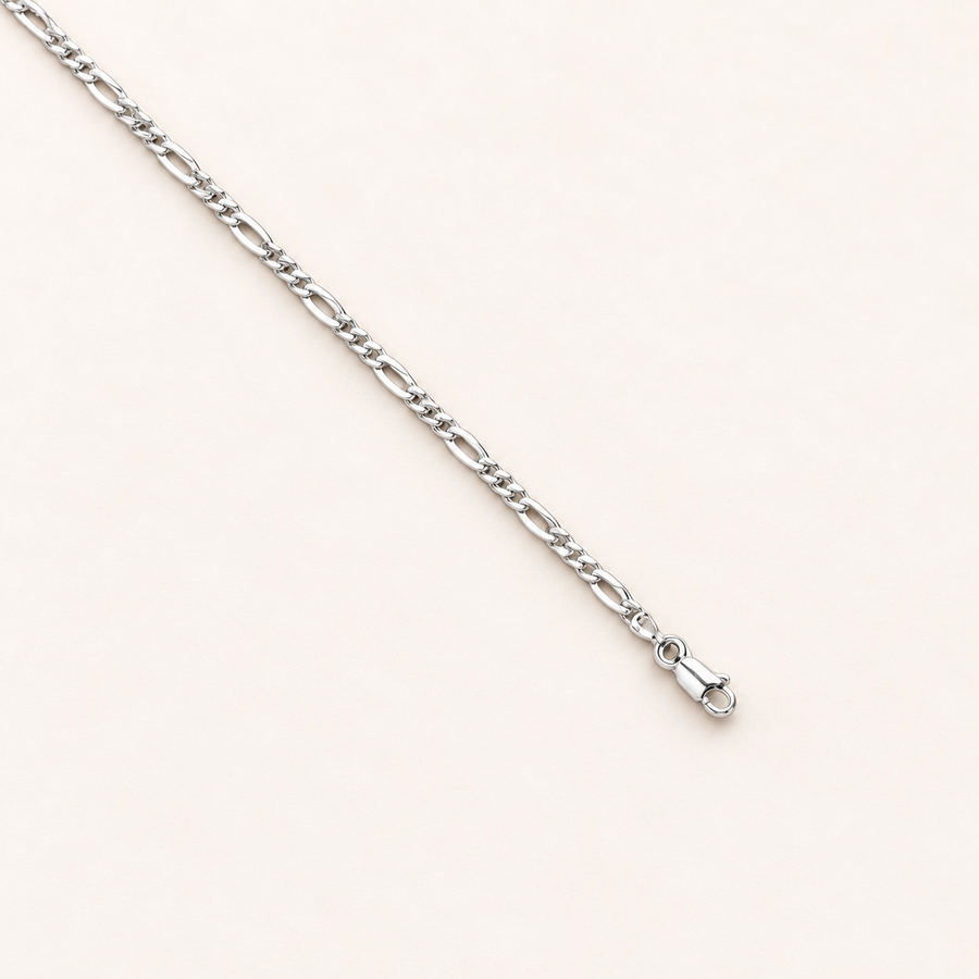 925 sterling silver 3mm Figaro Chain
