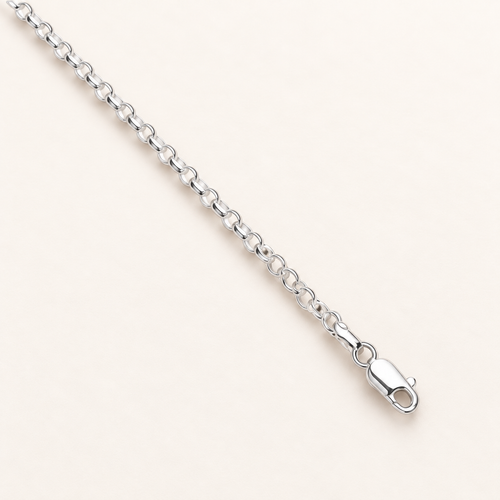 Silver 3mm Round Belcher Chain