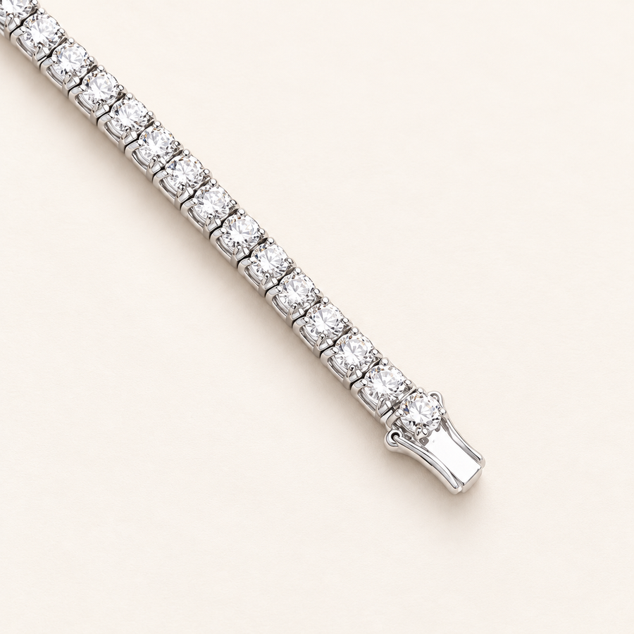 Sparkly Line Tennis Bracelet — 925 sterling silver