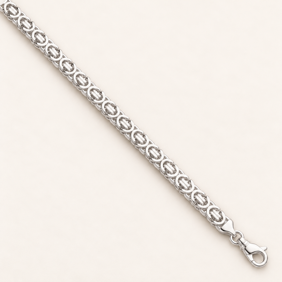 Bracelet Byzantin — argent, 9,2 mm