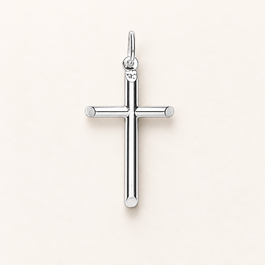 925 sterling silver Tubed Cross