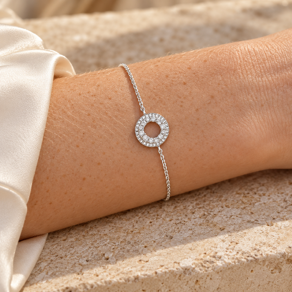 Bracelet Cercle de vie — argent 925