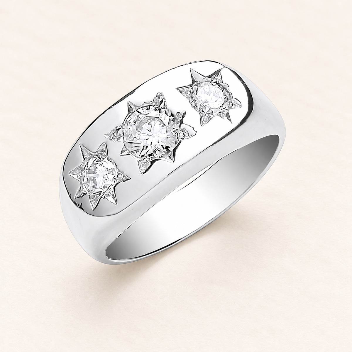 Bague Trois Étoiles — argent