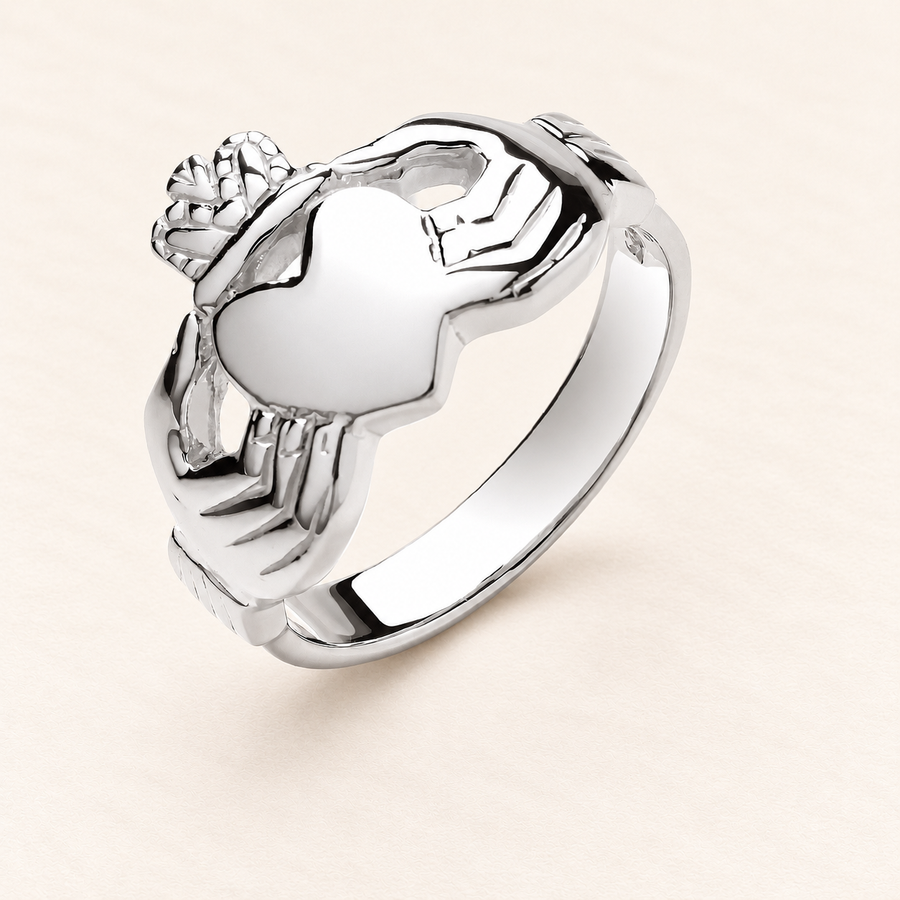 Bague Claddagh — argent