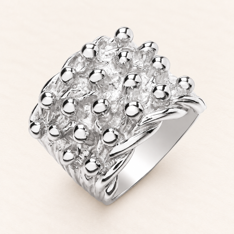 Bague Tressage Sculpté — argent