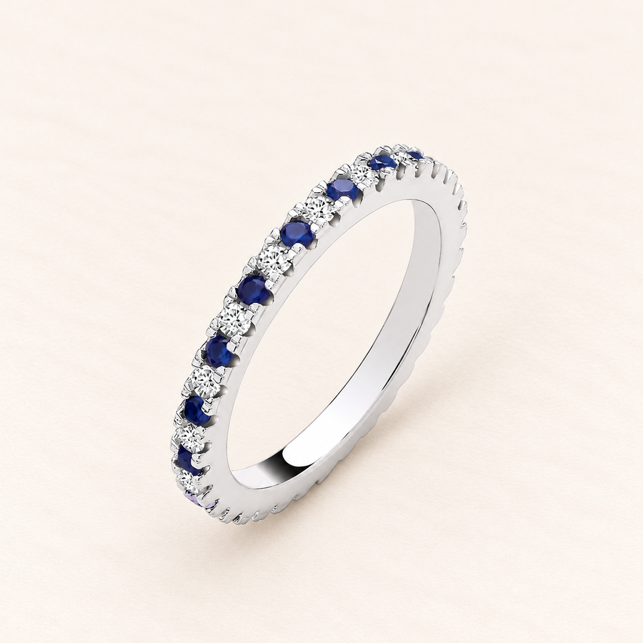 Blue Radiance Band — silver