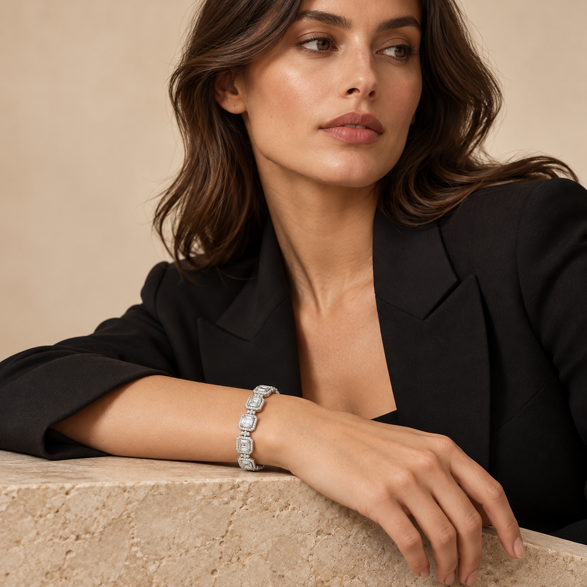 Bracelet Crystal Glam — Mise en situation illustrative
