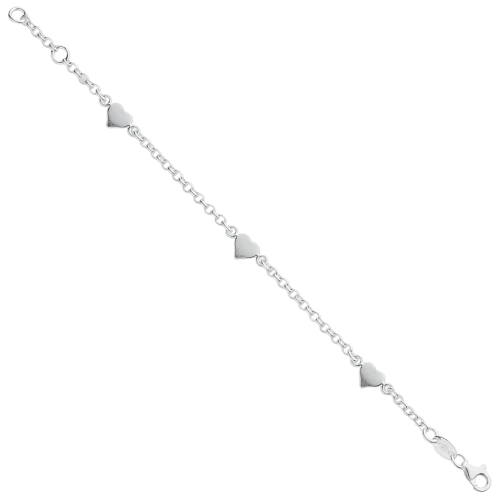 Bracelet cœur pour bébé — argent 925