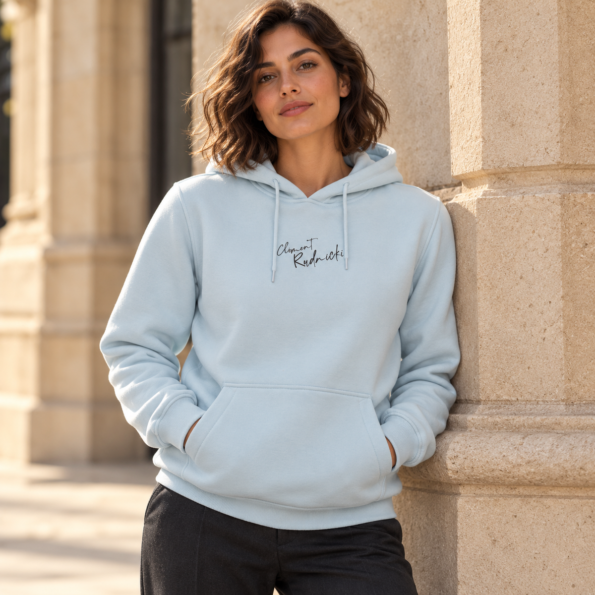 Sky-blue Hoodie — Premium Comfort &amp; Minimal Style